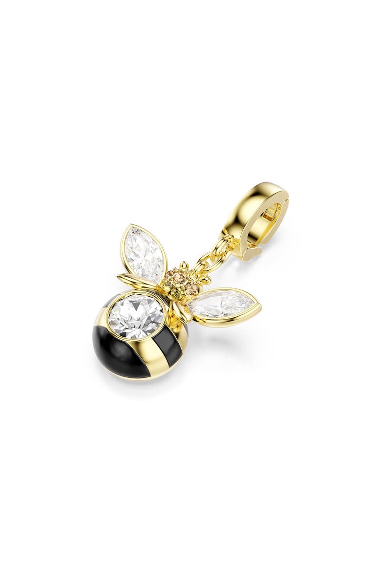 Idyllia Crystal Bee Charm, Alternate, color, GOLD/ MULTI