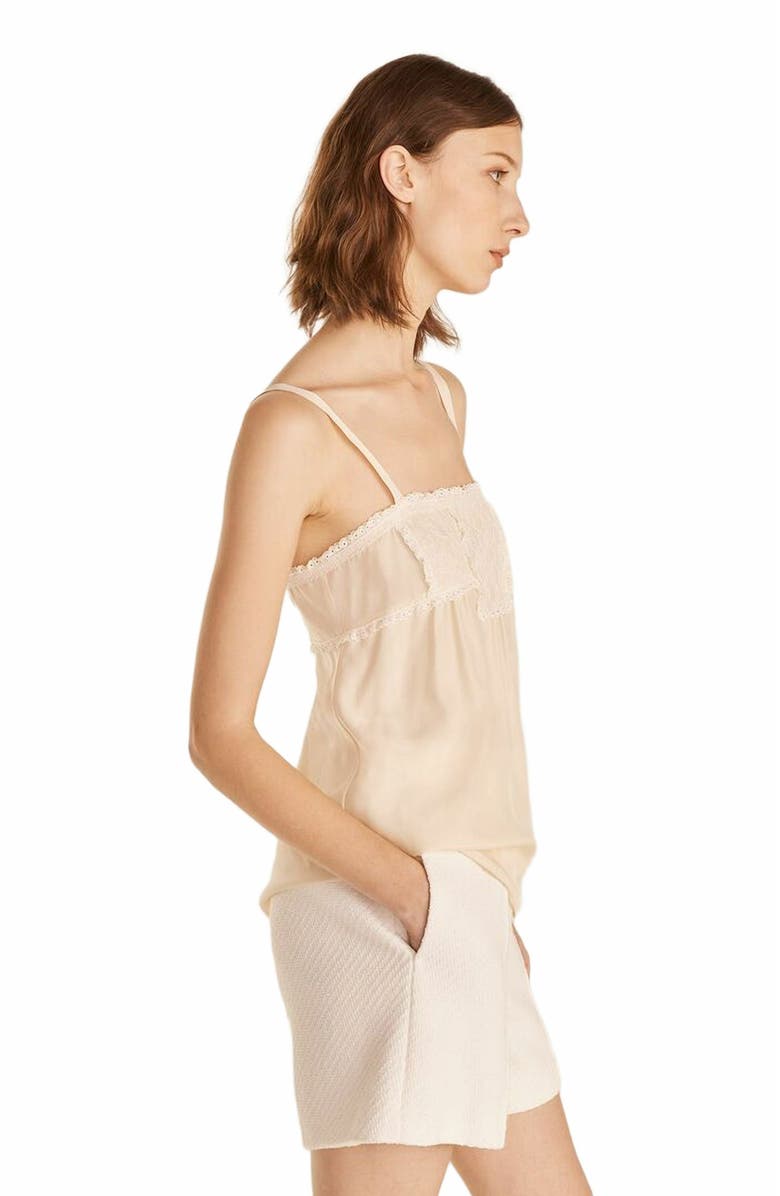 Rebecca Taylor Lace Patch Camisole, Alternate, color,