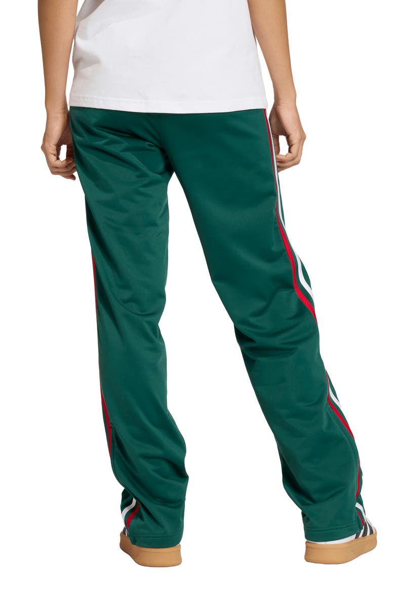 Firebird Recycled Polyester Track Pants, Alternate, color, TEAM GREEN/ WHITE/ SCARLET