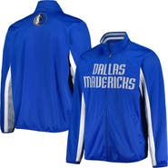 G-III SPORTS BY CARL BANKS Men's G-III Sports by Carl Banks Blue Dallas Mavericks Contender Wordmark Full-Zip Track Jacket