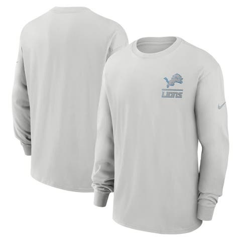 Men's Nike Gray Detroit Lions Essential Heavy Max90 Long Sleeve T-Shirt
