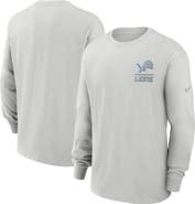 Nike Men's Nike Gray Detroit Lions Essential Heavy Max90 Long Sleeve T-Shirt