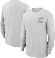 Nike Men's Nike Gray Detroit Lions Essential Heavy Max90 Long Sleeve T-Shirt