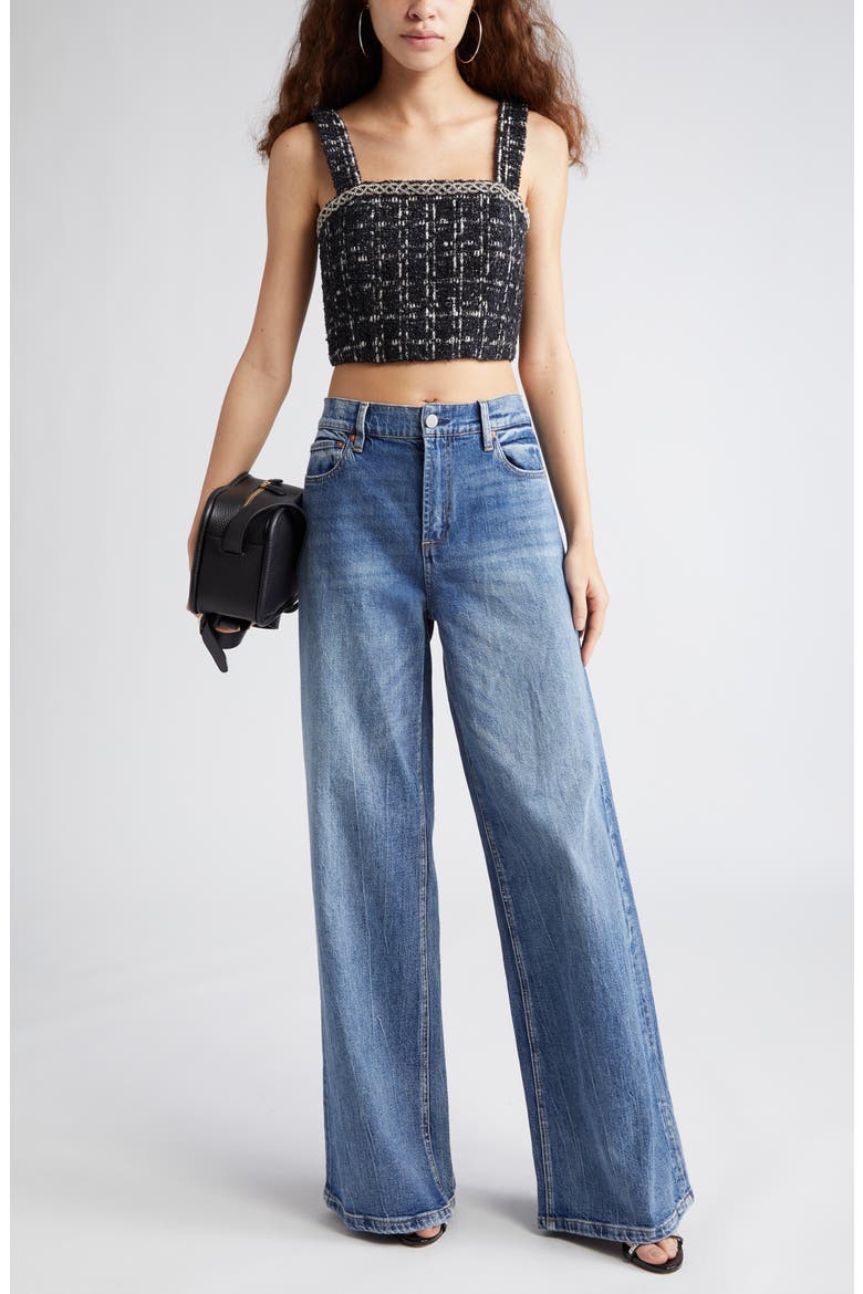 Trish Mid Waist Baggy Jeans, Main, color, BROOKLYN BLUE