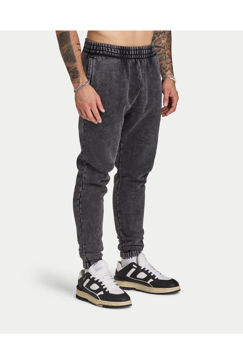Collective Mid Rise Slim Fit Joggers, Alternate, color, Washed Black