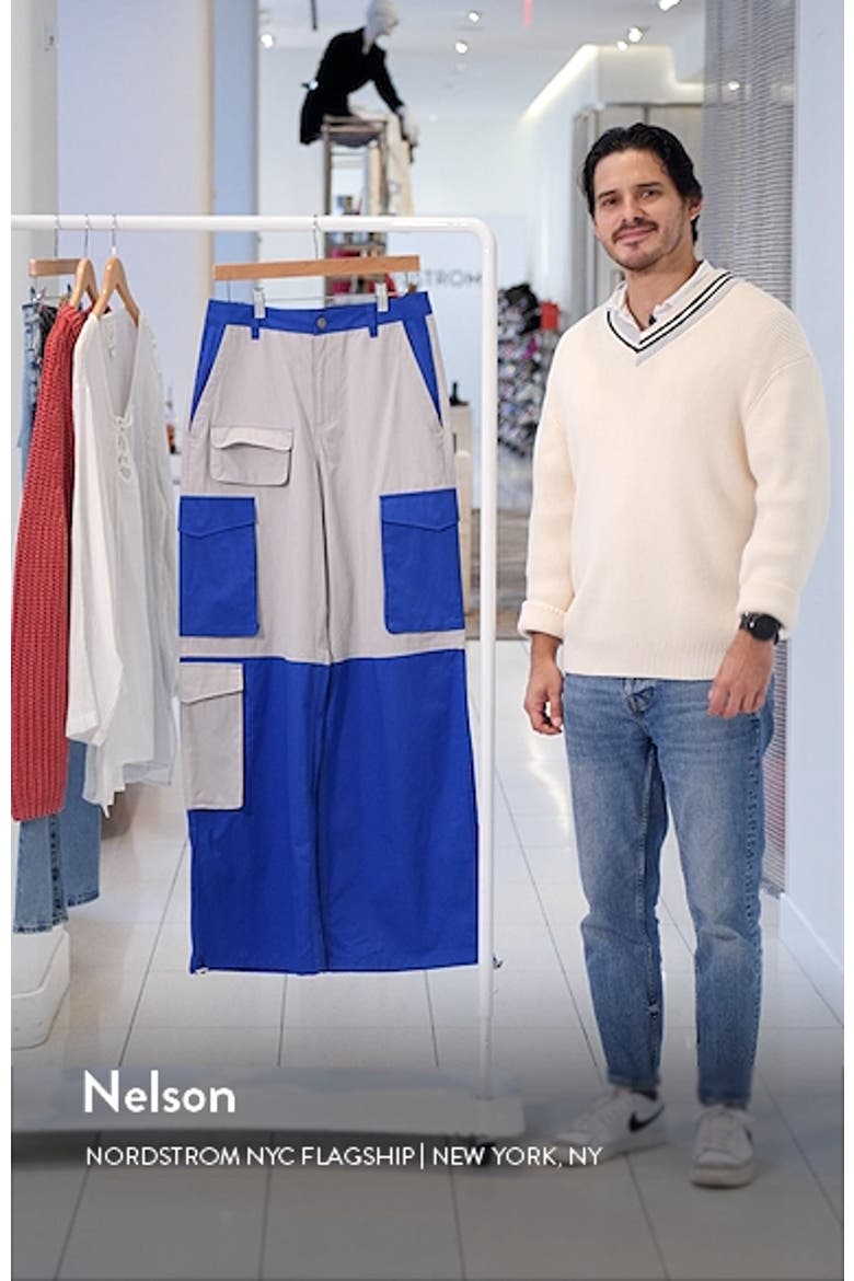 Colorblock Cargo Pants video
