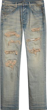 AMIRI Snake Stud Slim Jeans
