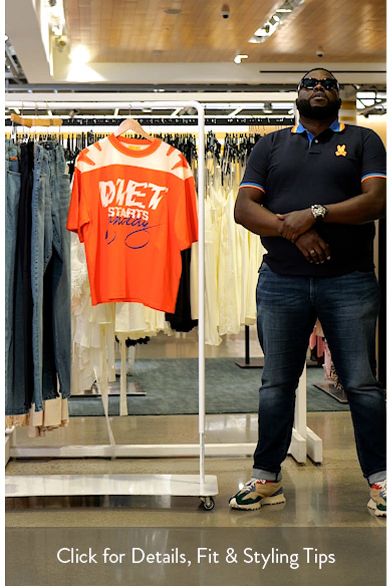 Yoke Colorblock Cotton T-Shirt video