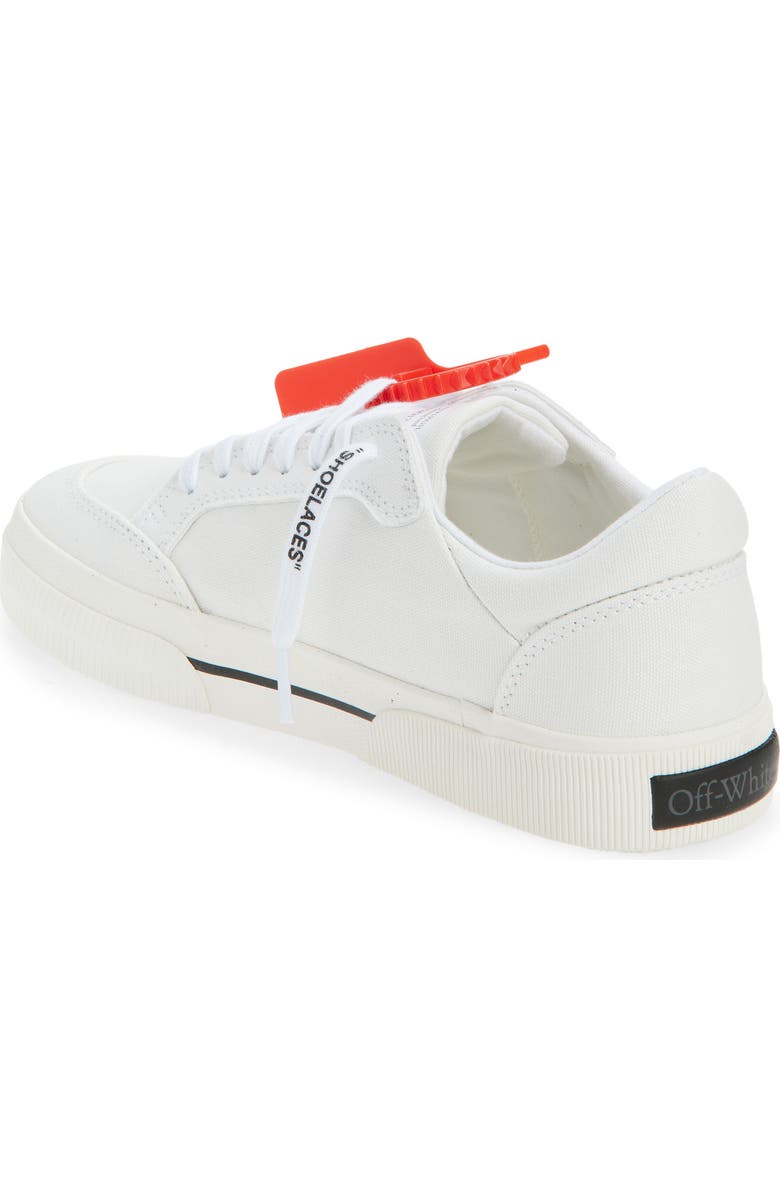 Off-White Vulcanized Low Sneaker, Alternate, color, White - Black