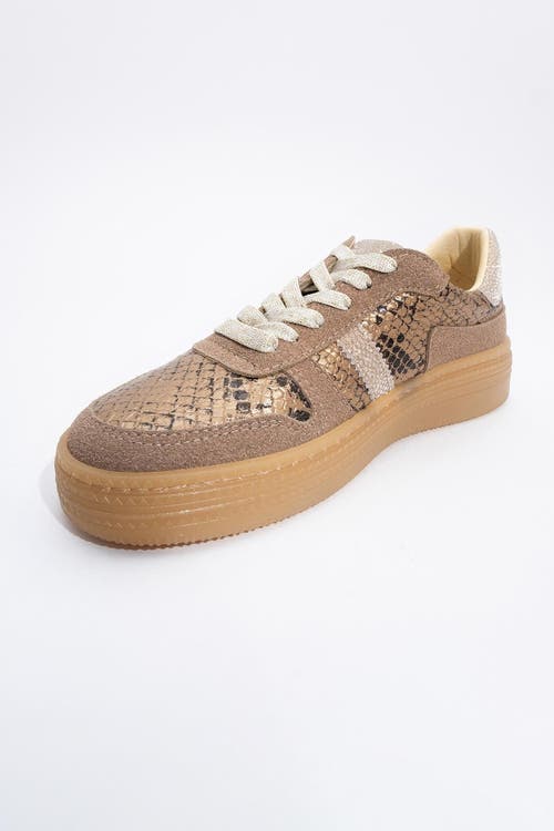 Prologue Shoes Rexie Glitter Sneakers In Multi