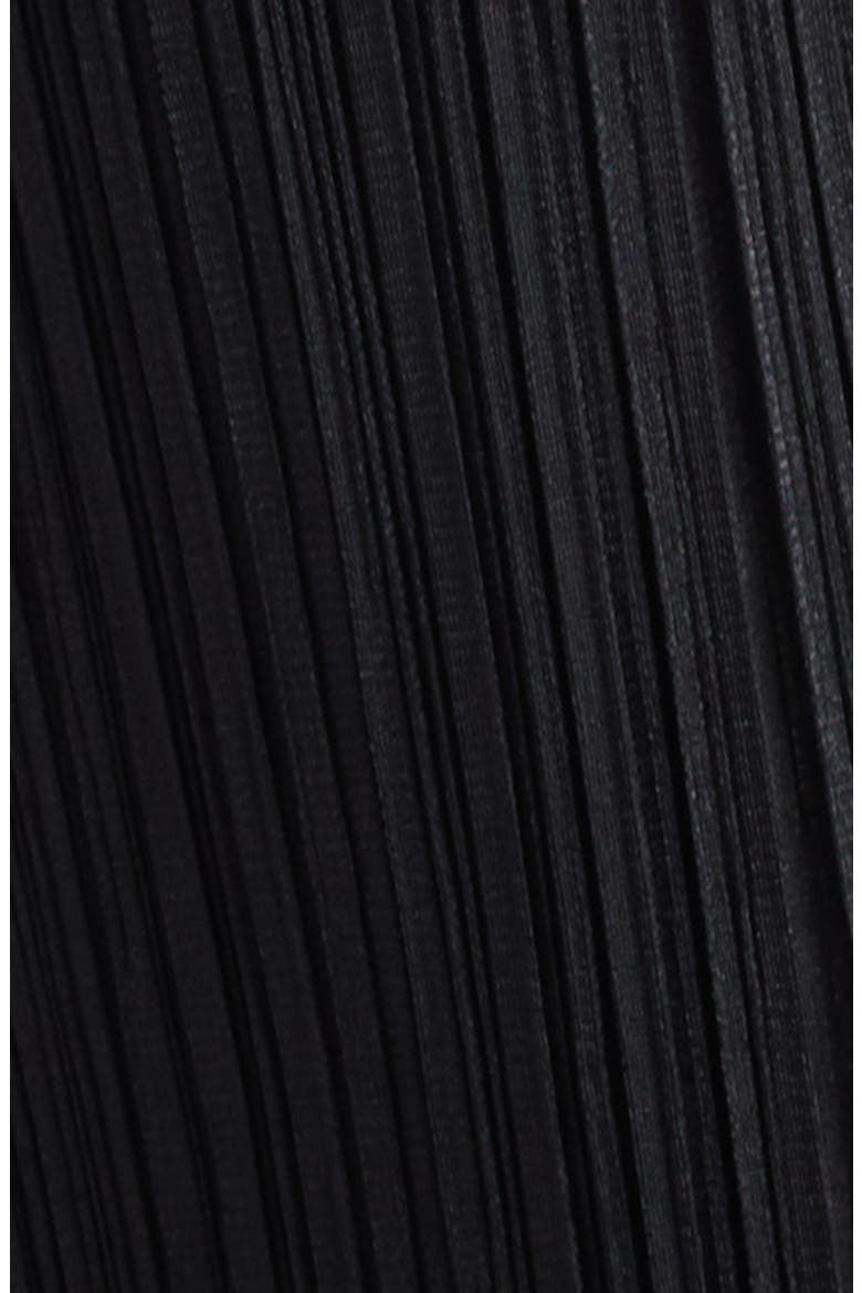 Monthly Colors July Pleated Crop Straight Leg Pants, Alternate, color, BLACK