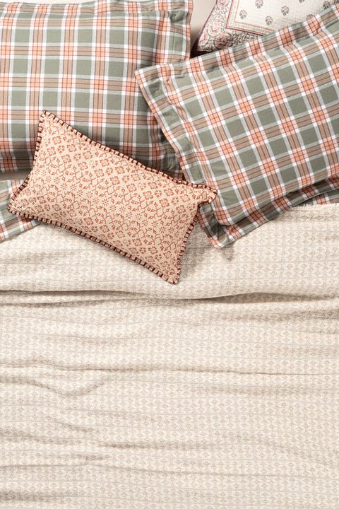 Costa Fringed Cotton Piqué King Coverlet