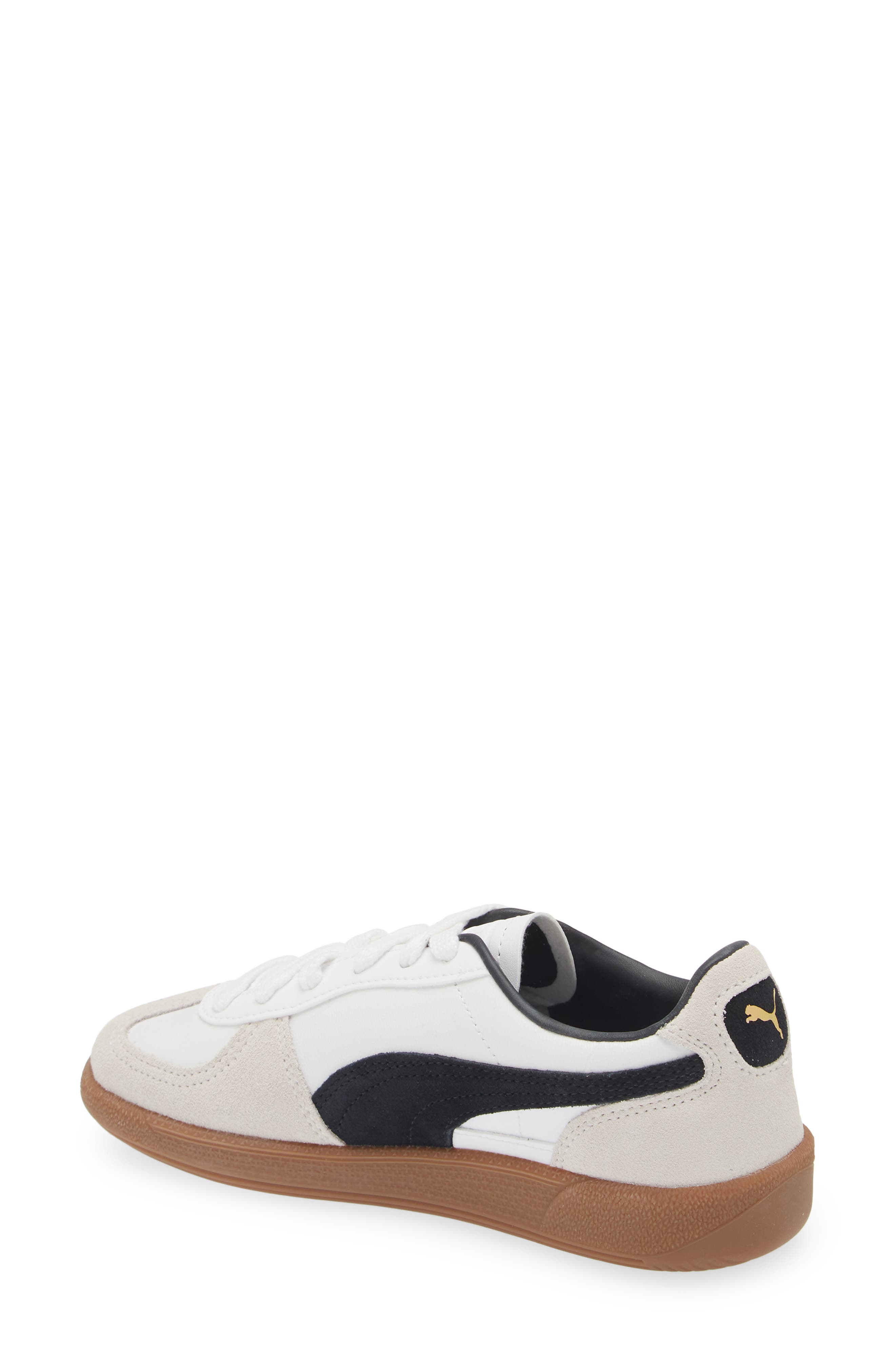 PUMA Palermo Leather Sneaker, Alternate, color, White