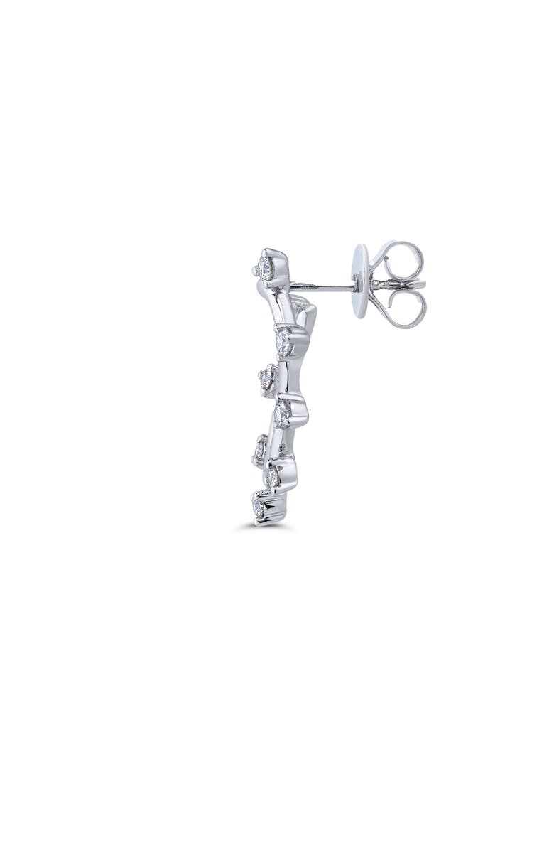 Seed2Stone Spiky Oval Earrings, Alternate, color, Silver