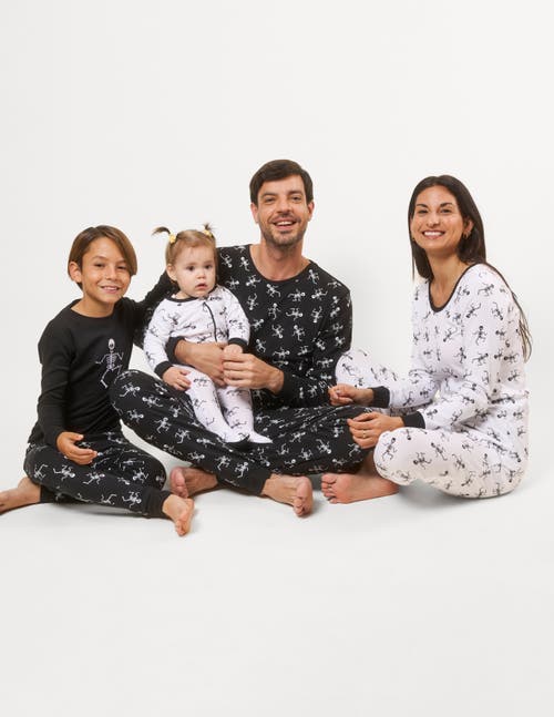 Leveret Cotton Matching Family Halloween Pajamas In Black