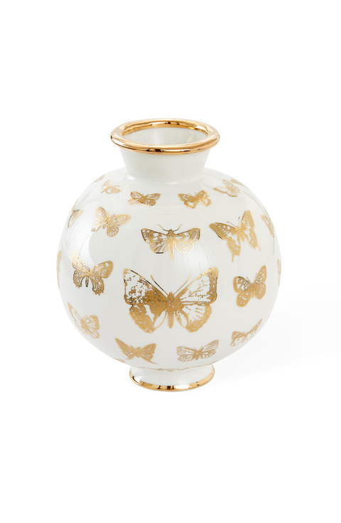Botanist Round Butterfly Vase