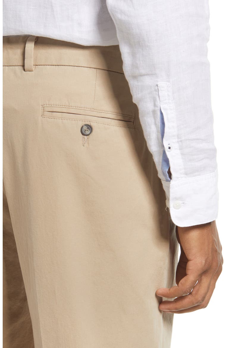 Men's Charleston Pleated Chino Pants, Alternate, color, KHAKI