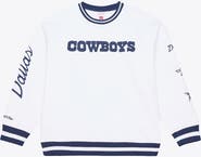 Mitchell & Ness Men's Mitchell & Ness White Dallas Cowboys White Out Fleece Sweatshirt