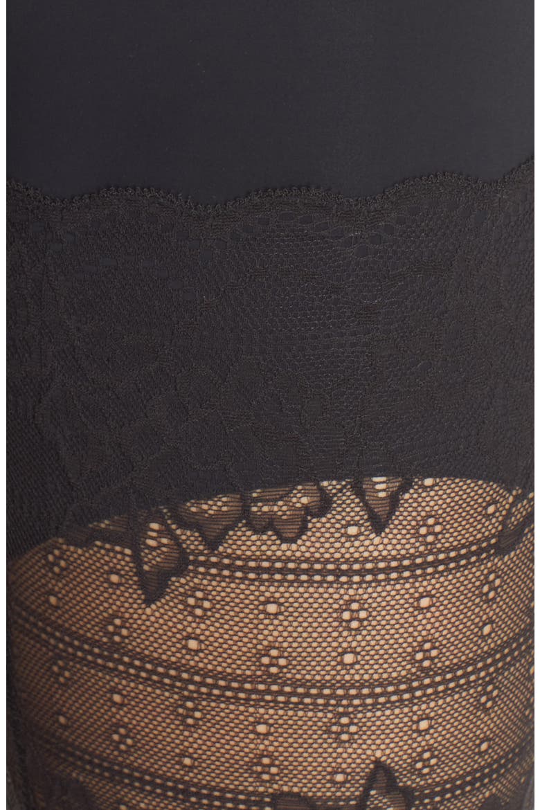 Plush High Waist Shaping Shorts, Alternate, color, BLACK