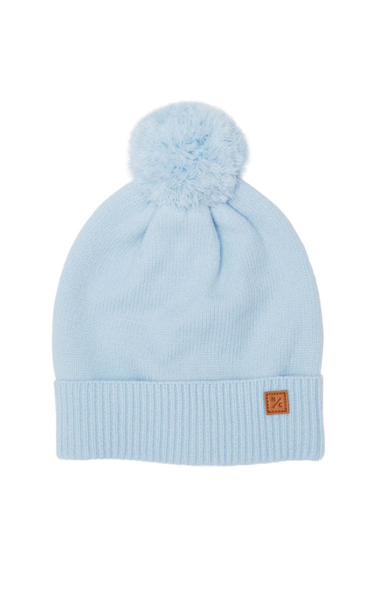 Northern Classics Knit Winter Hat with Knit Pom, Main, color, Cloud Blue
