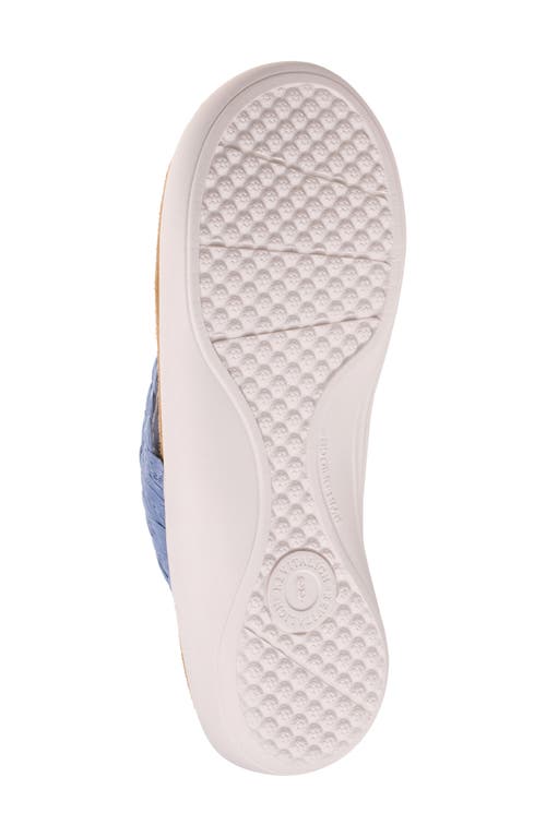 Revitalign Yumi Raffia Flip Flop In Blue