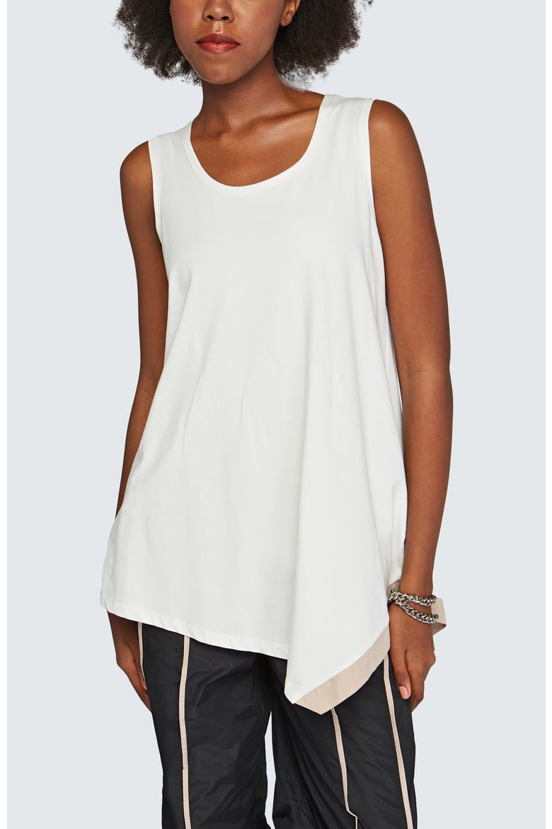 Harmony Cotton Jersey Top, Main, color, Ecru