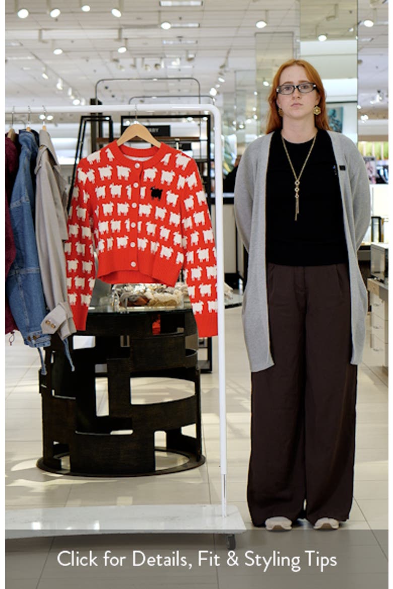 Cropped Sheep Cotton Cardigan video