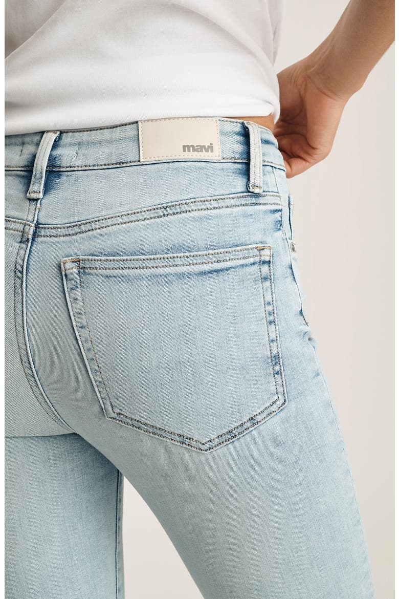 Kendra High Waist Straight Leg Jeans, Alternate, color, ICE BRUSHED TRIBECA