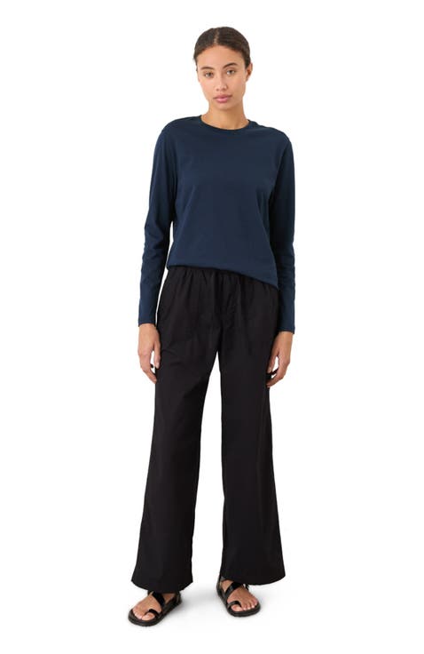 Organic Cotton Women's Softspun Essential Crewneck Long Sleeve Tee