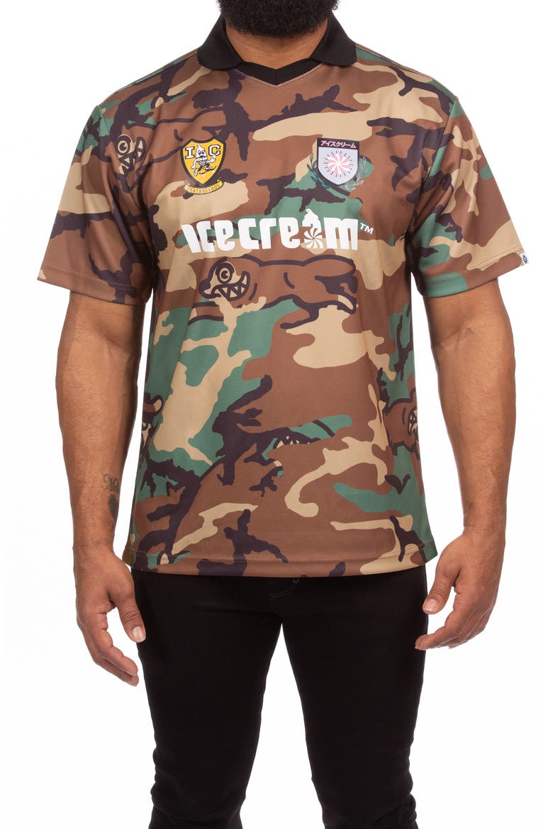 Acid Camo Mesh T-Shirt, Main, color, CAMO