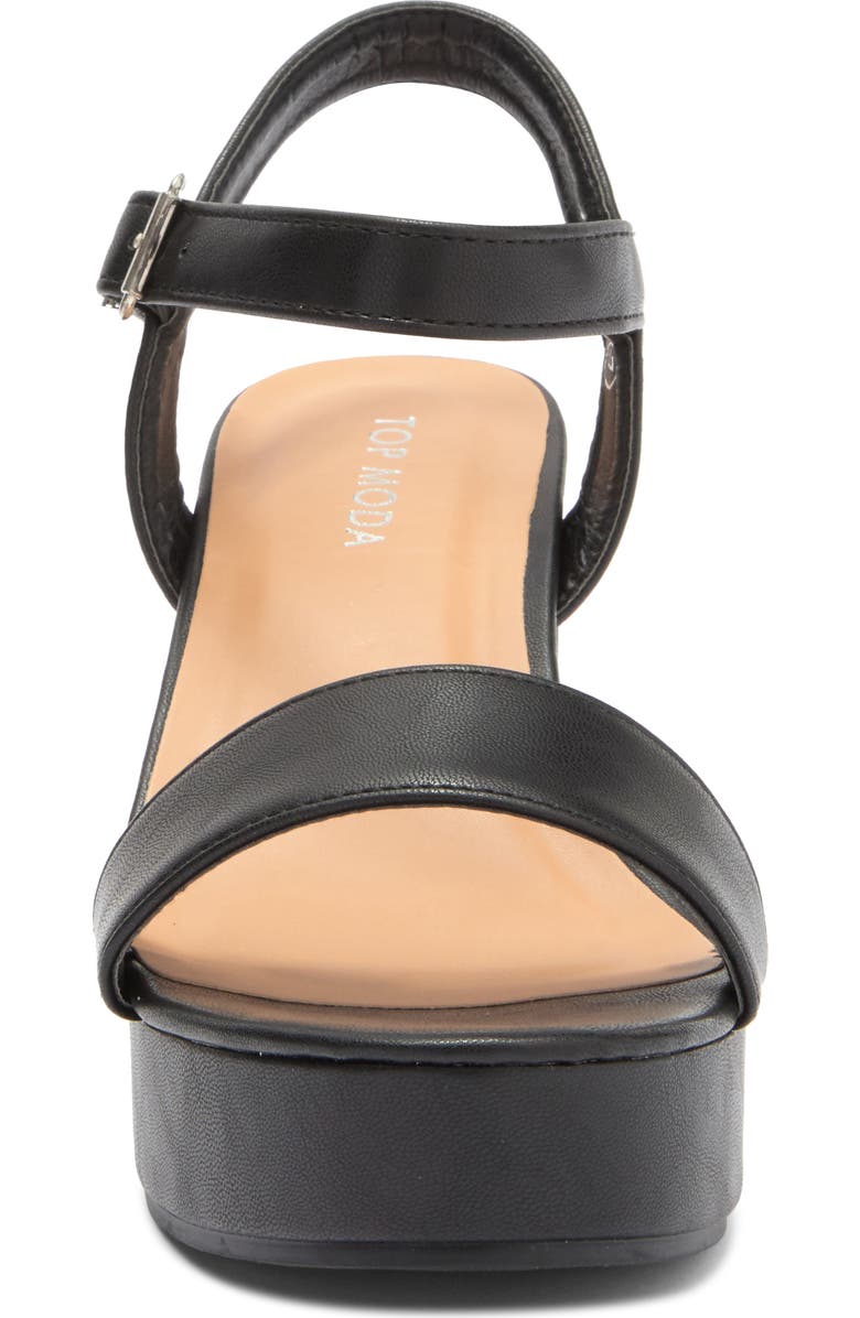 TOP GUY SHOES Beverly Platform Sandal, Alternate, color,