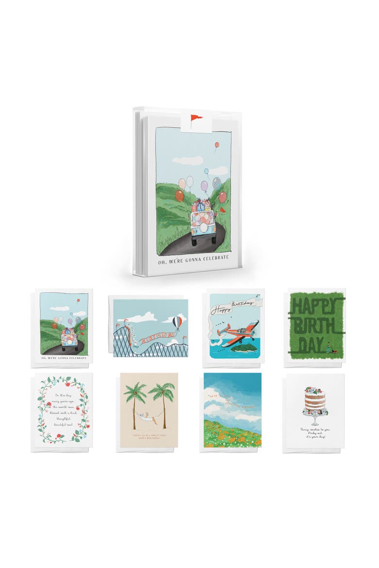 Birthday Celebration Greeting Card Pack Assorted Set, Main, color, Multi-Pack