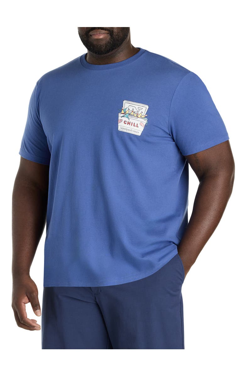 vineyard vines Big & Tall Chill Cooler Graphic Tee, Alternate, color, Moonshine