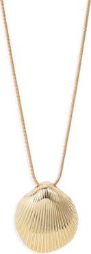 Nordstrom Scallop Shell Pendant Necklace