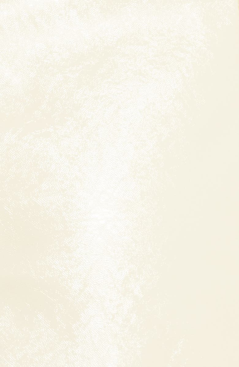 Ganni Monterey Faux Patent Miniskirt, Alternate, color, 