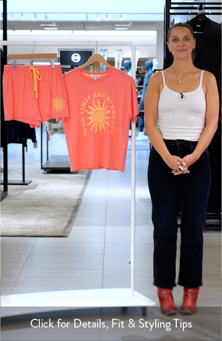 Soft & Shortee Jersey Short Pajamas, sales video thumbnail