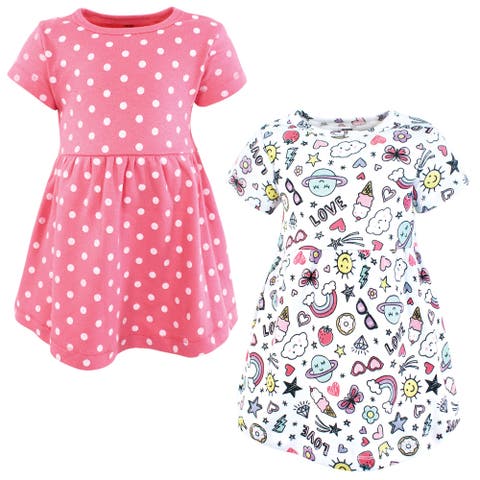 Cozy Stylish Baby Dress 2Pk (Toddler & Little Kid)