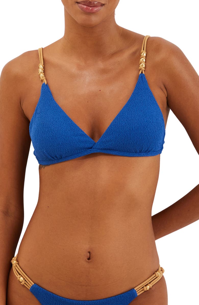 ViX Paula Hermanny Firenze Paige Kira Bikini Top, Main, color, Blue