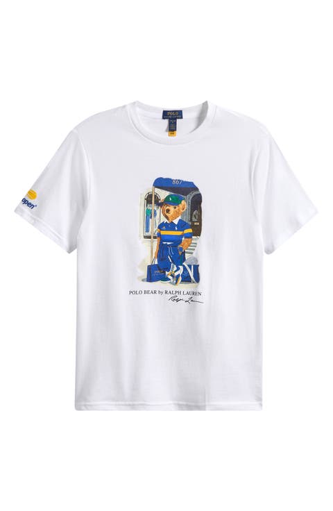 Kids' Polo Bear Cotton Graphic T-Shirt