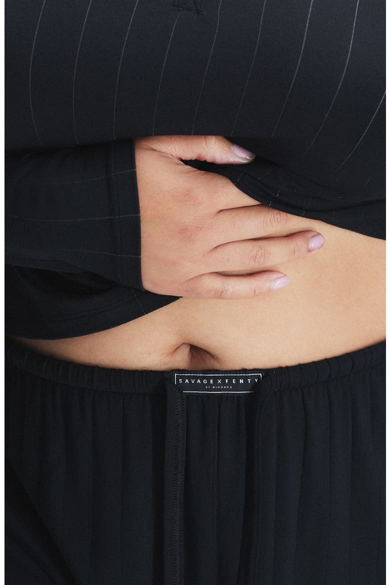 Sleek Stitch Sleep Pants, Alternate, color, BLACK CAVIAR