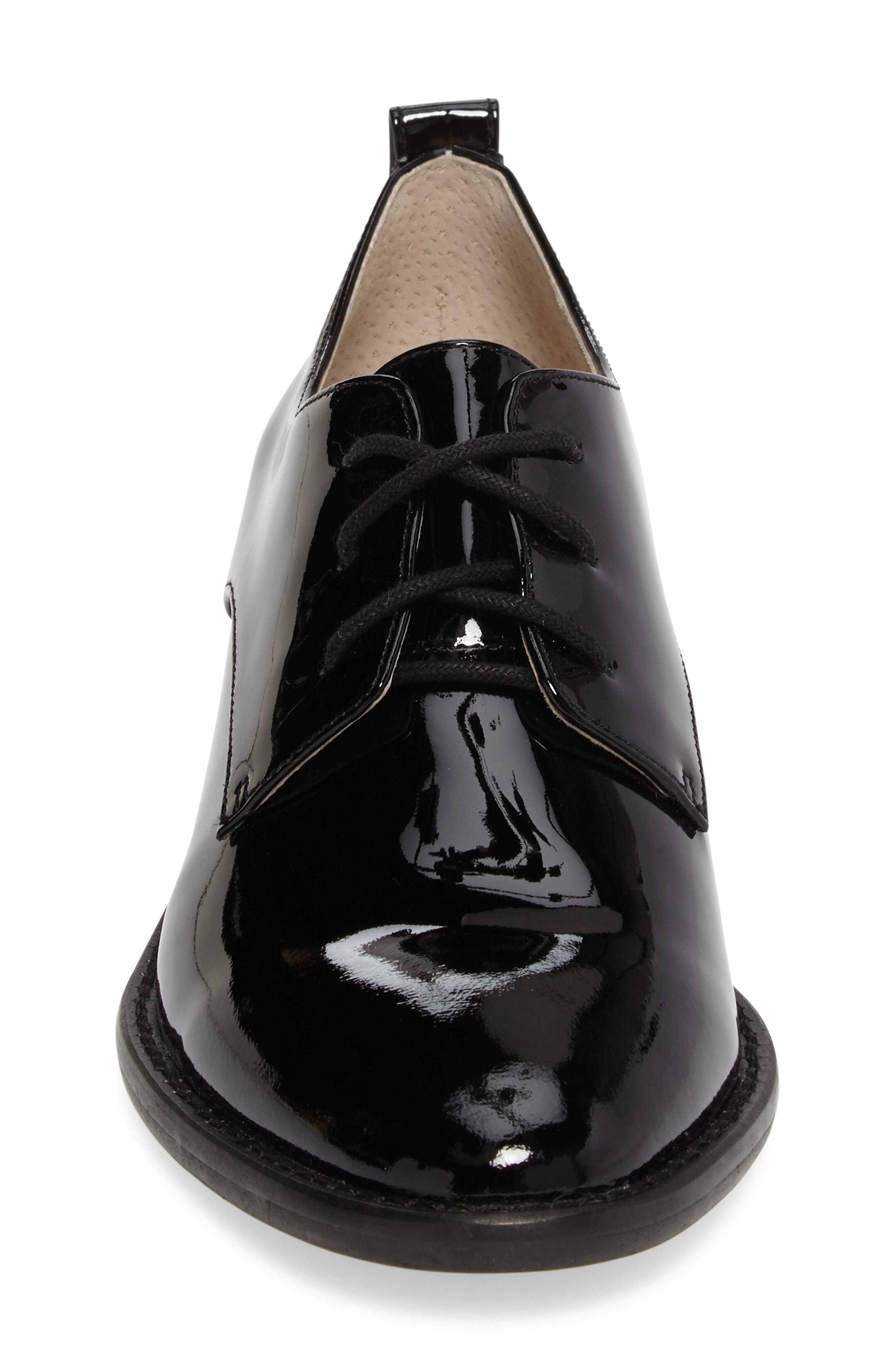 Fenn Lace-Up Oxford, Alternate, color, BLACK PATENT