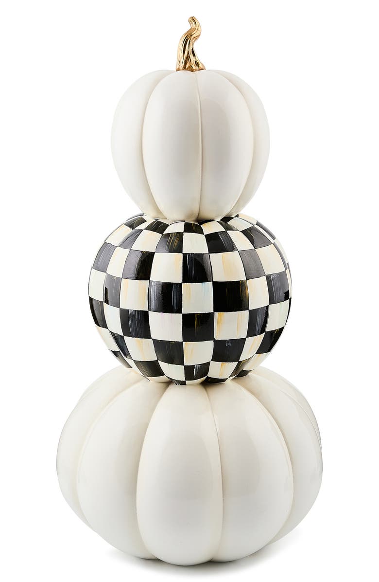 MACKENZIE CHILDS Courtly Check Stacked Illuminated, Alternate, color, Courtly