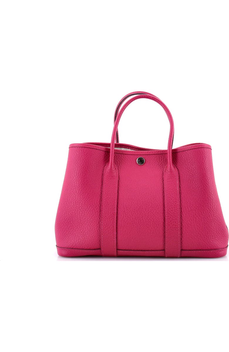Pre-Owned Hermes Garden Party Tote Leather 30, Alternate, color, Rose Pourpre