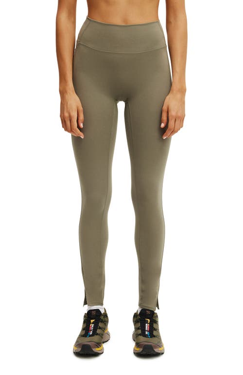Cotton On Body Active Ultra Soft Side Pocket Full Length Tight In Green