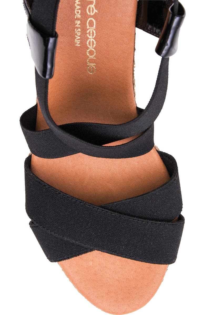 André Assous Dalmira Wedge Sandal, Alternate, color,