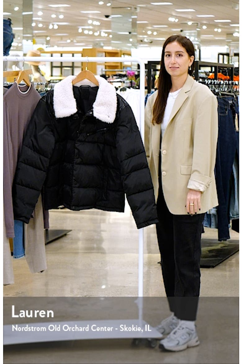 Vroni Mixed Media Puffer Jacket video