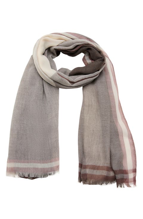 Herringbone Frayed Scarf