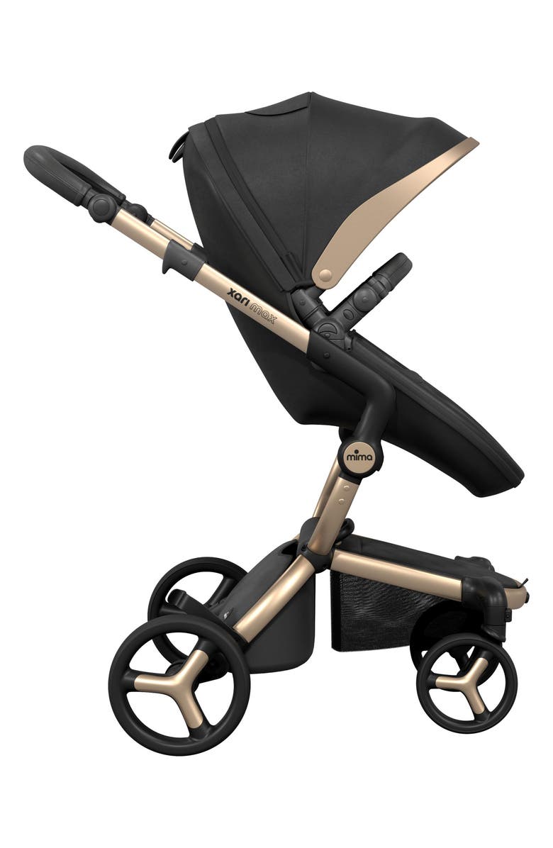 mima Xari MAX Black & Gold Special Edition Stroller, Alternate, color, Black & Gold
