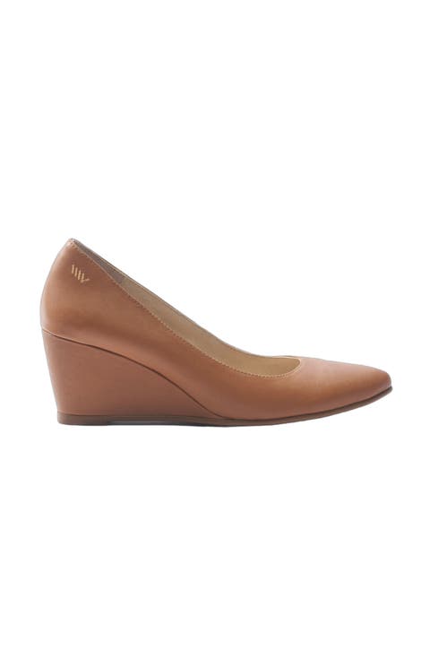 Verona Leather Wedges