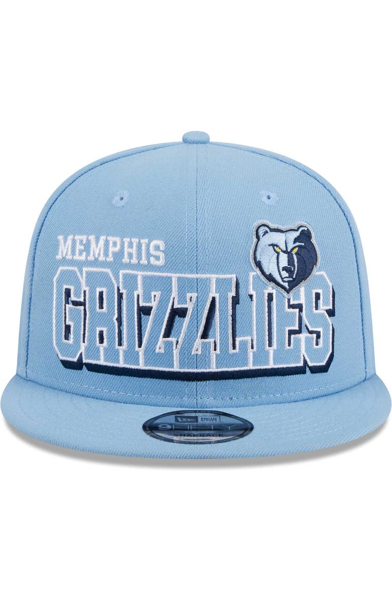 New Era Men's New Era Light Blue Memphis Grizzlies Gameday 59FIFTY Snapback Hat, Alternate, color,